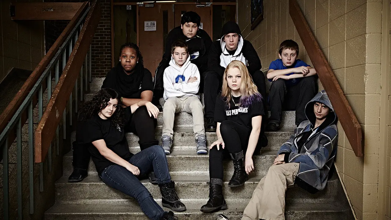 Too Cool for School? backdrop