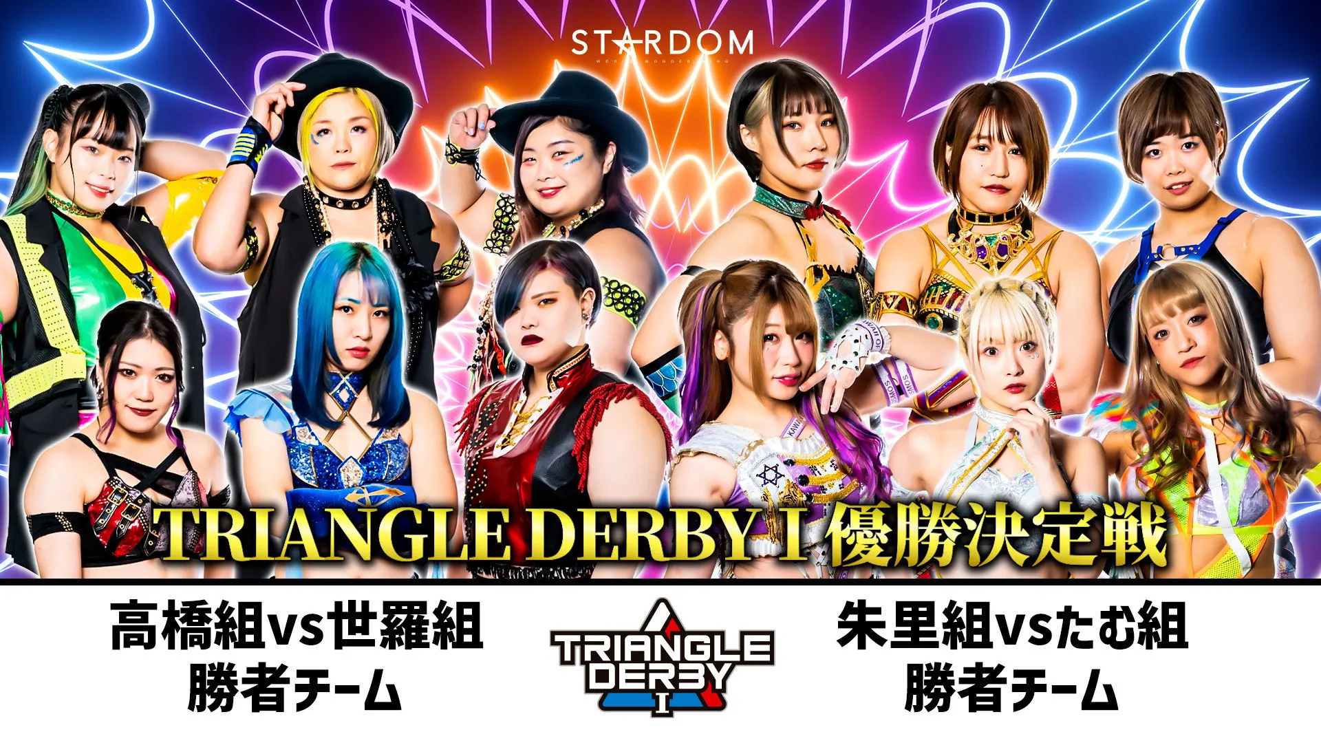 Stardom Triangle Derby I ~Championship Battle~ backdrop