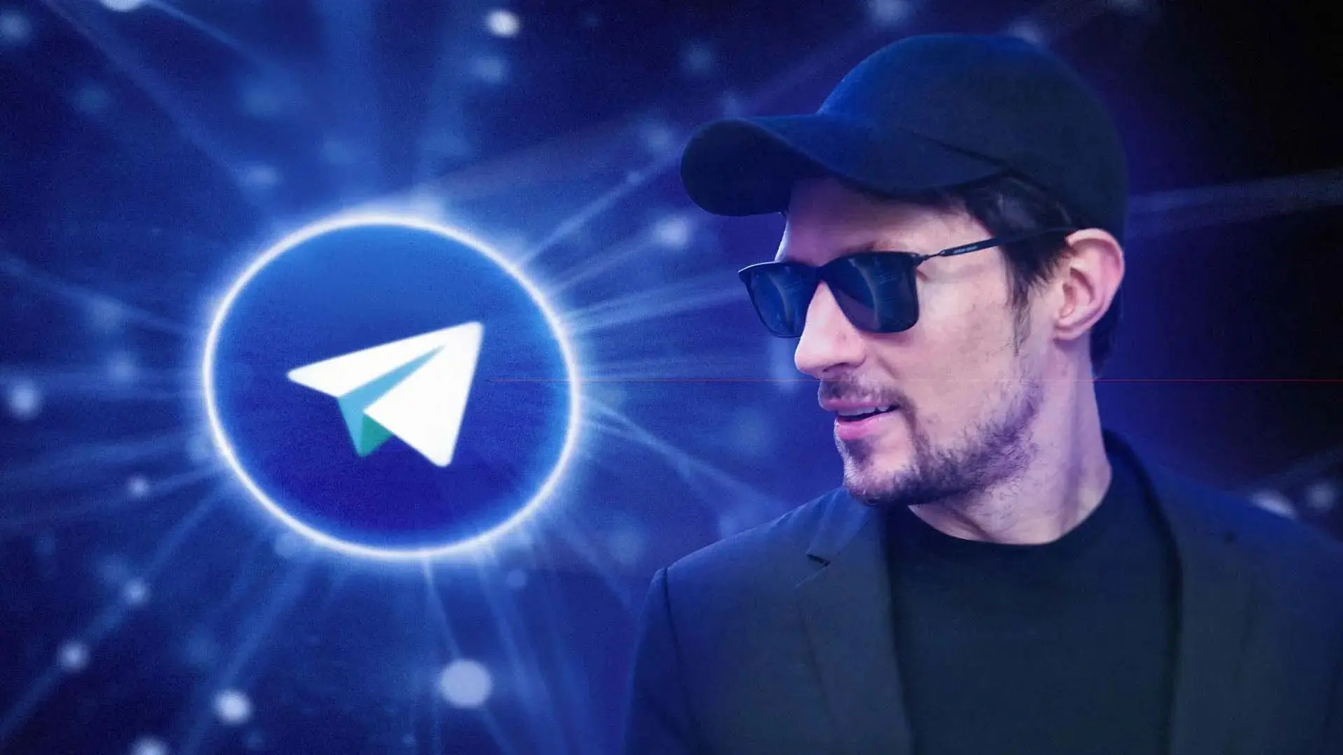 Telegram - The Dark Empire by Pavel Durov backdrop