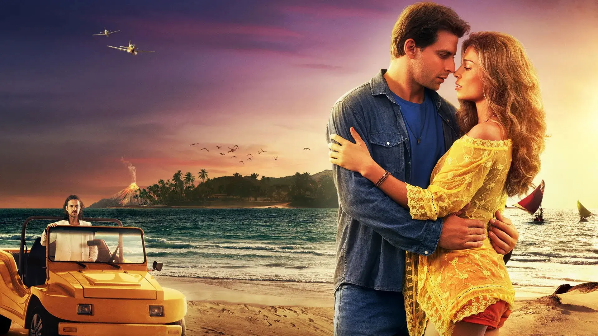 Caribbean Flower backdrop