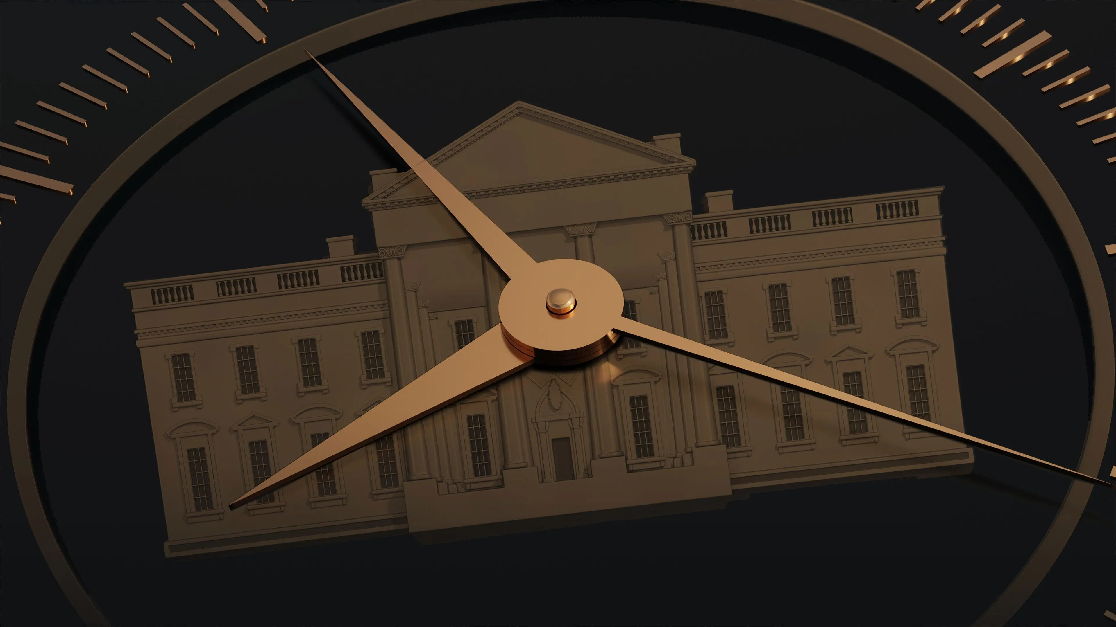 The American Presidency with Bill Clinton backdrop