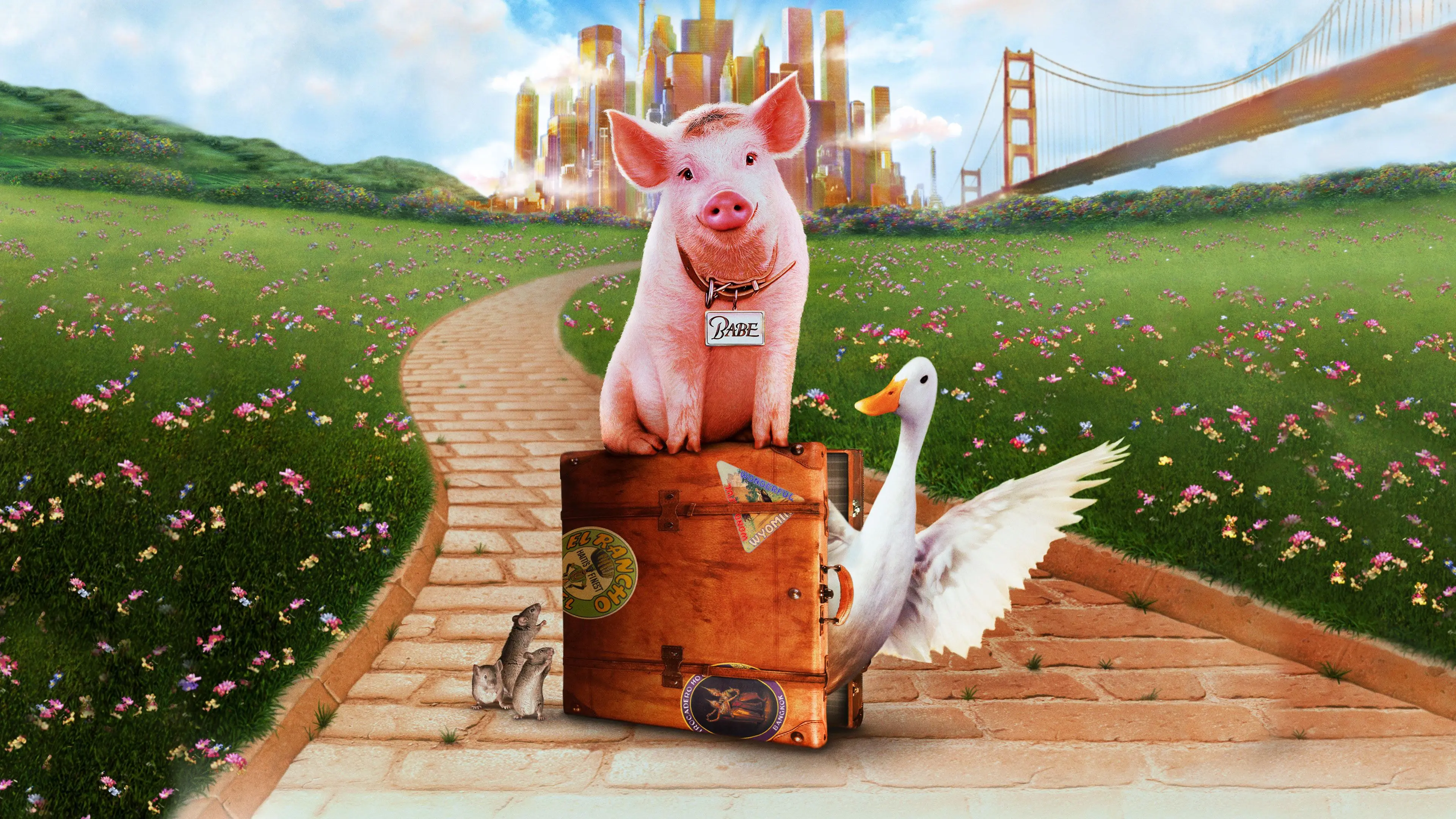 Babe: Pig in the City backdrop