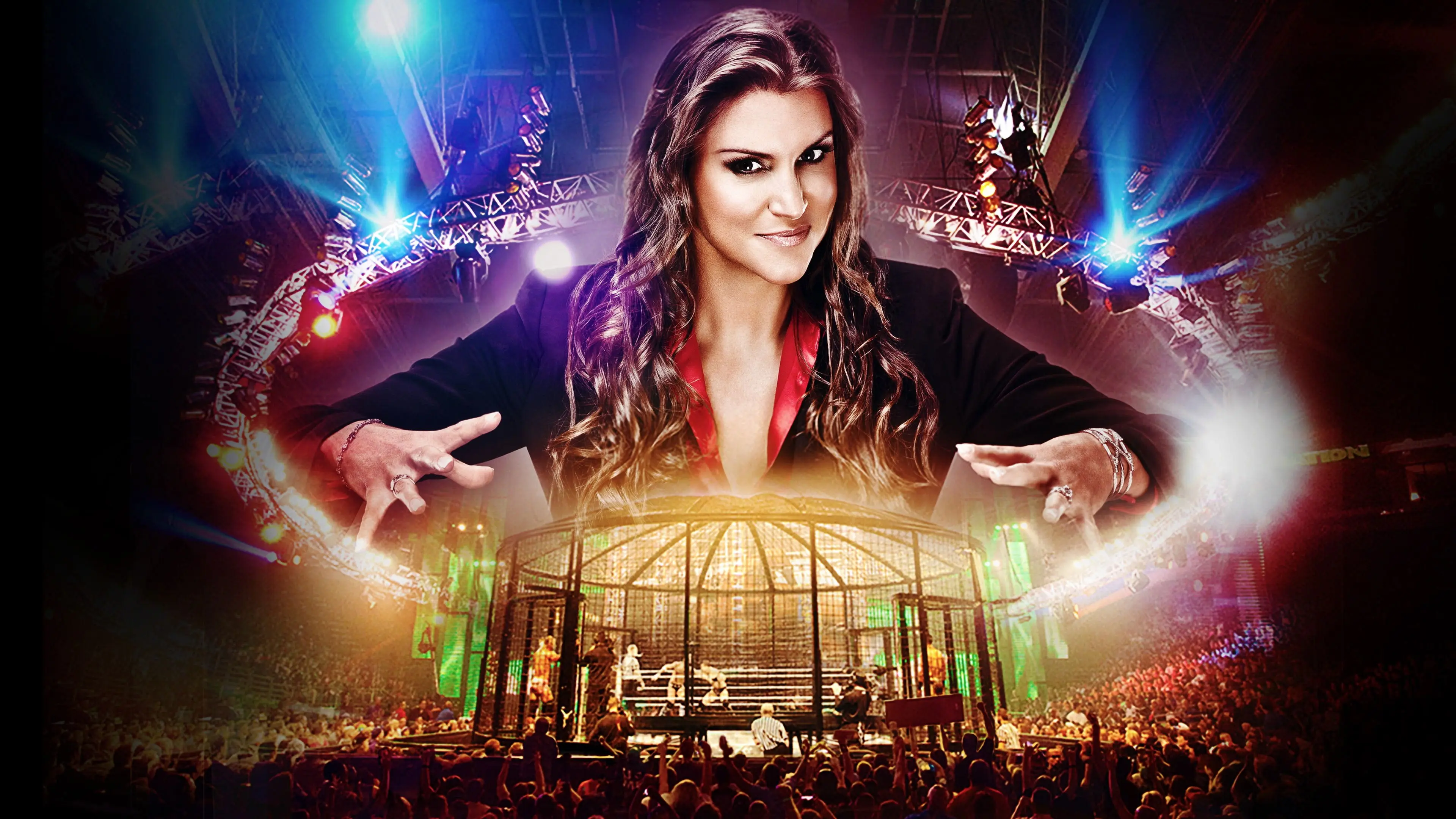WWE Elimination Chamber 2014 backdrop