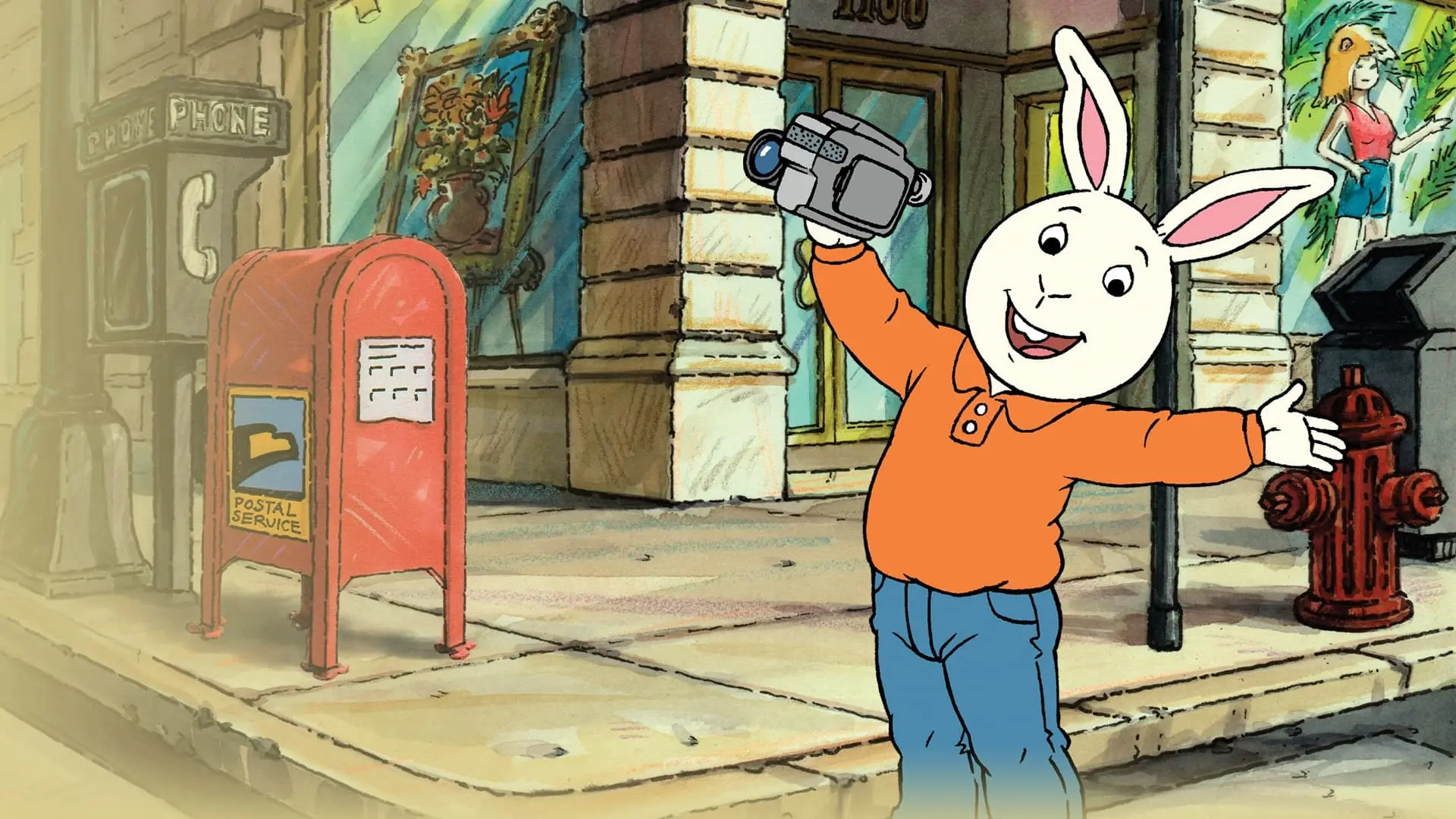 Postcards from Buster backdrop