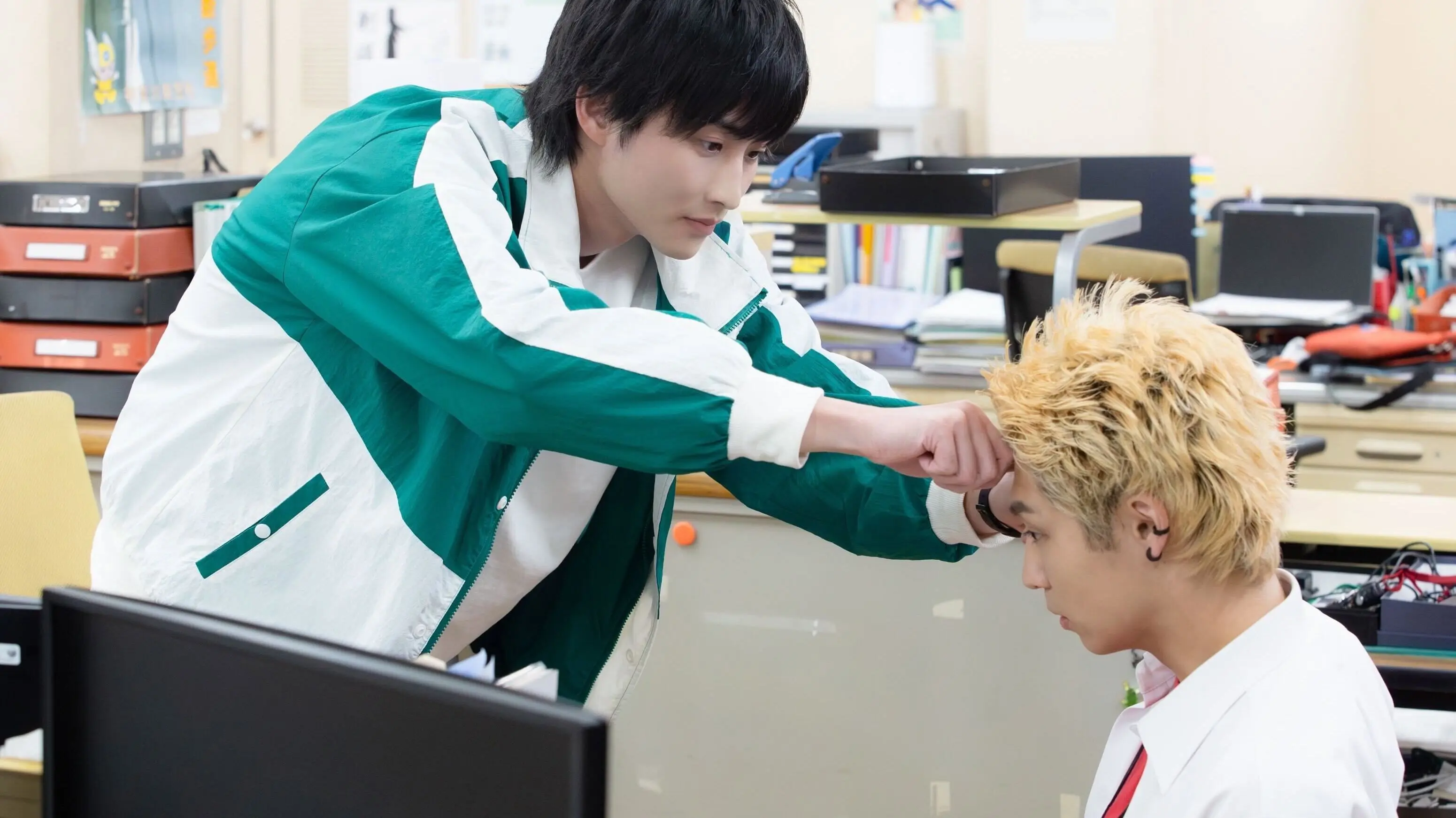 Mr. Sahara & Toki-kun backdrop