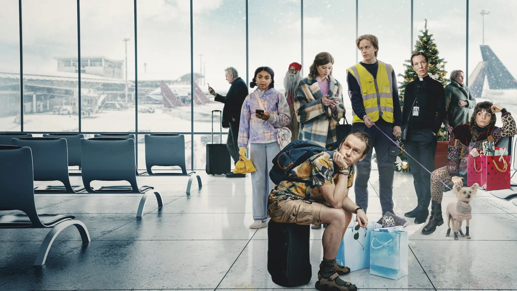 A Storm for Christmas backdrop