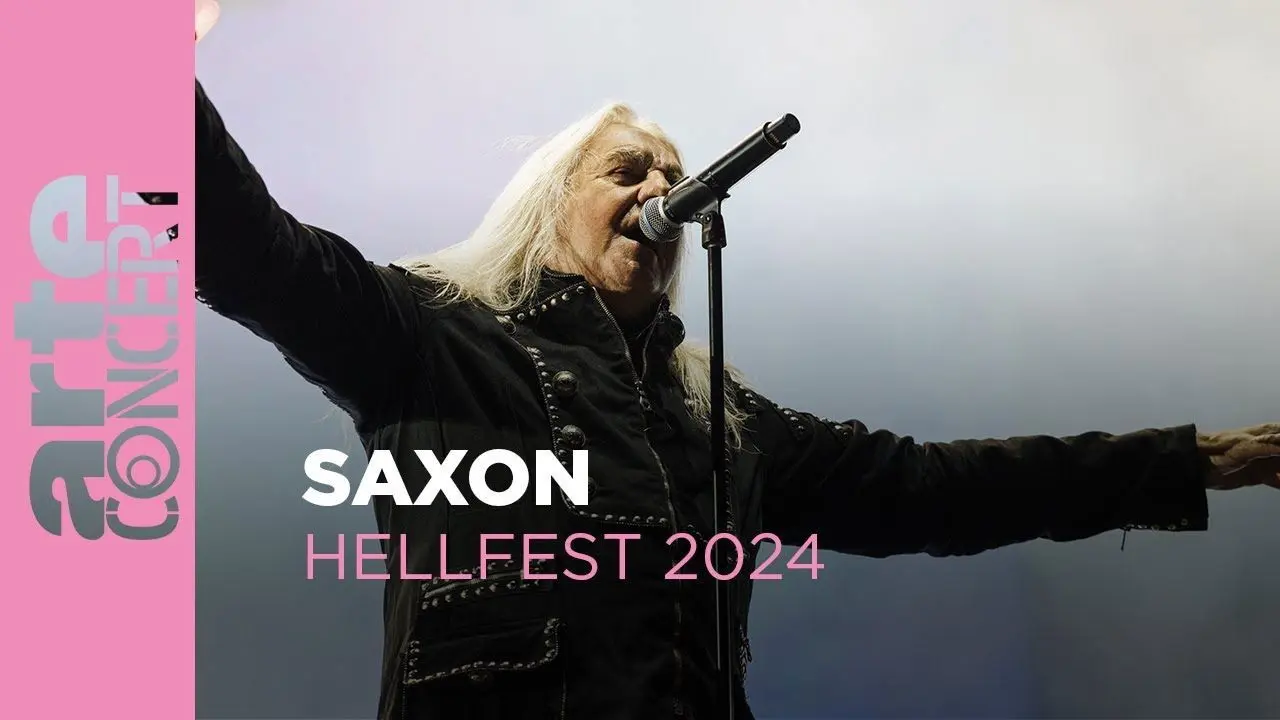 Saxon - Hellfest 2024 backdrop