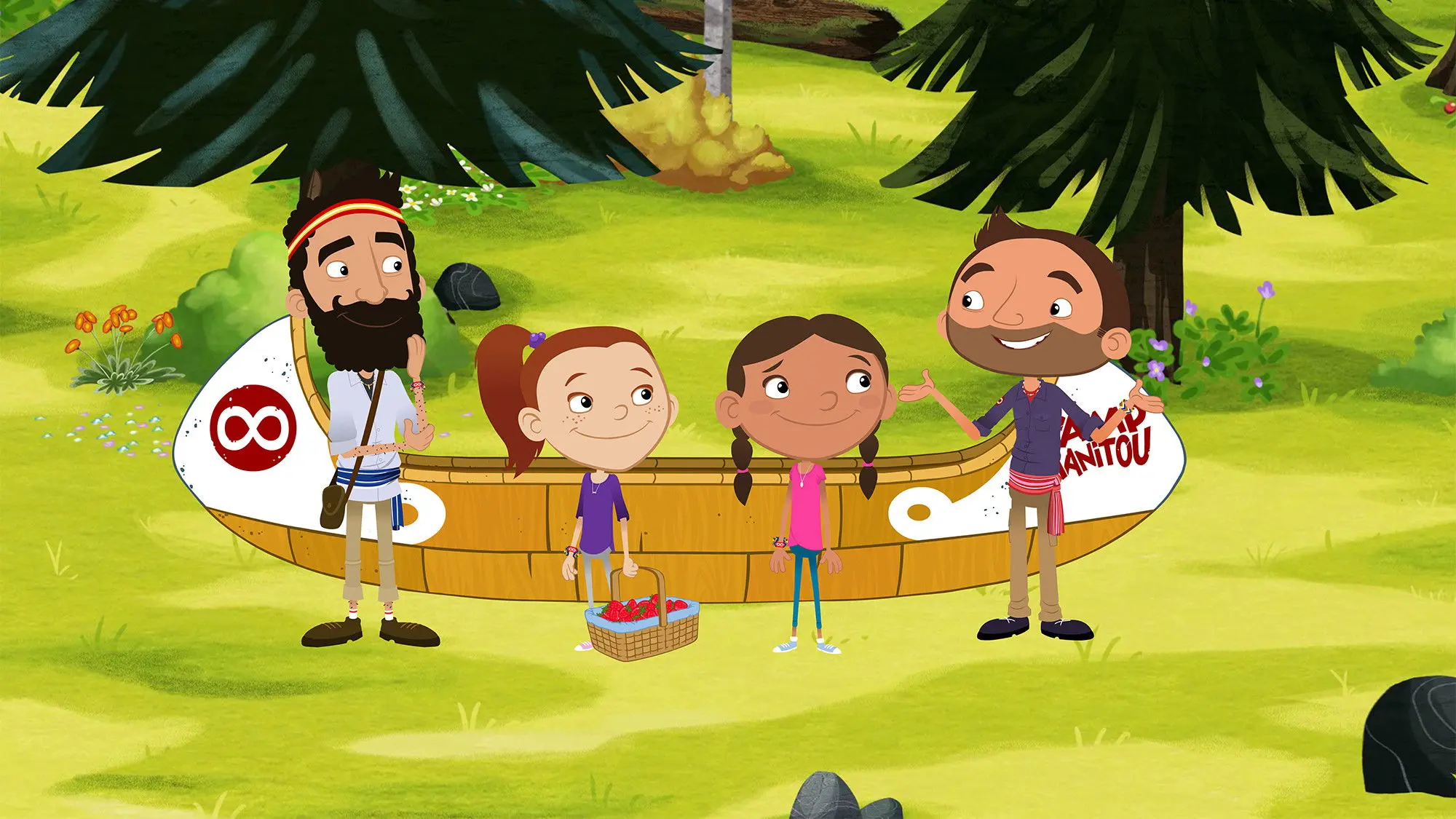 The Magic Canoe backdrop