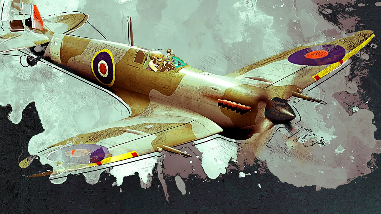 Classic Fighter backdrop