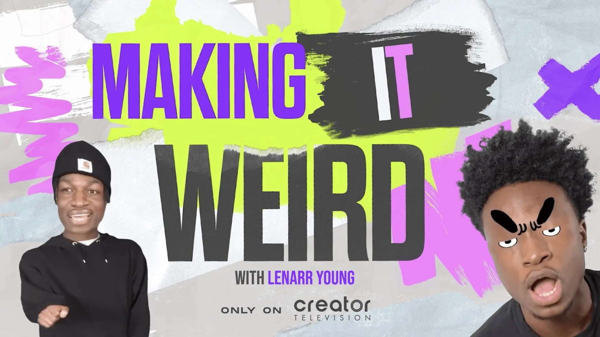 Making It Weird with Lenarr Young backdrop