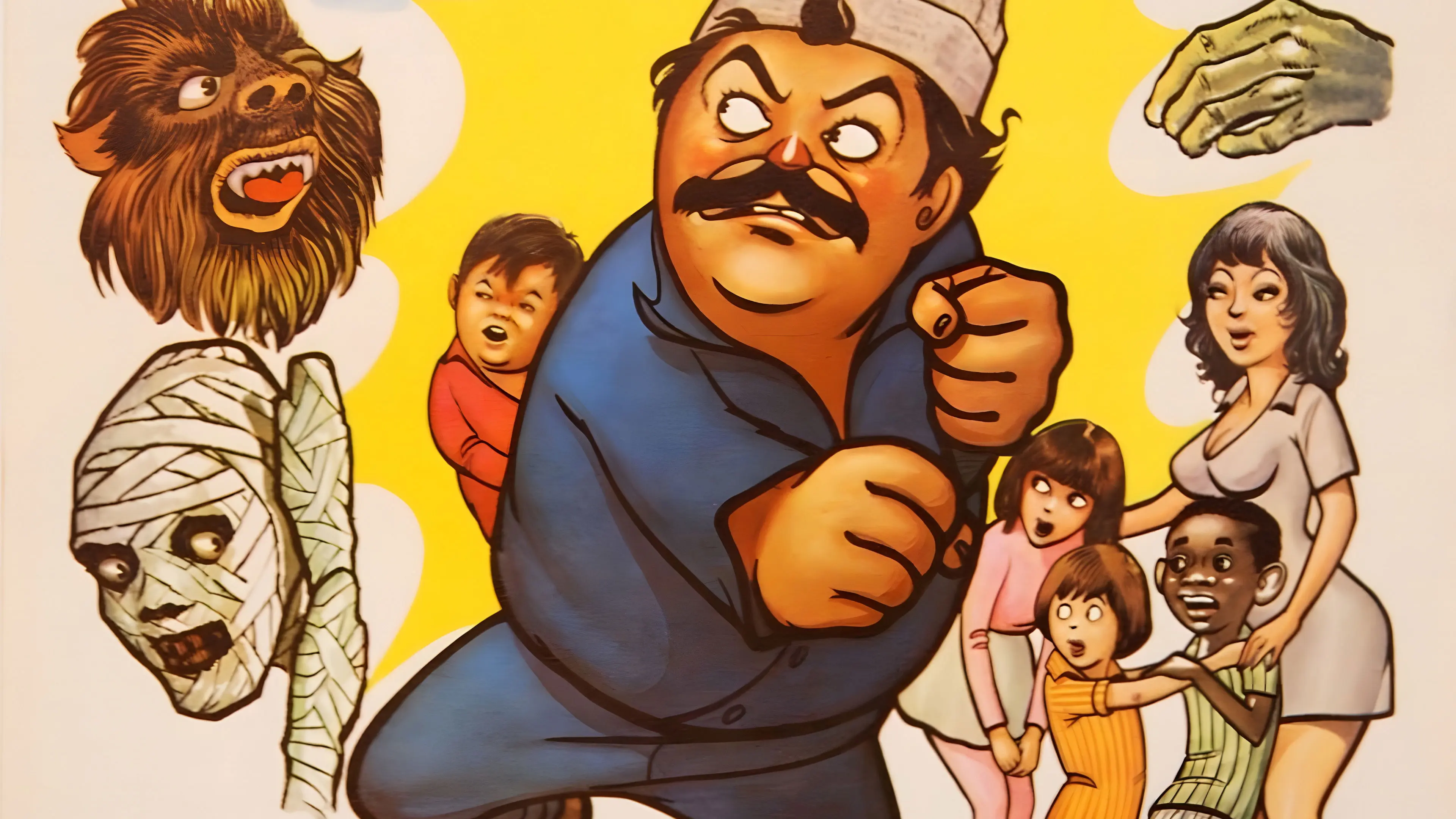 Capulina vs. the Monsters backdrop