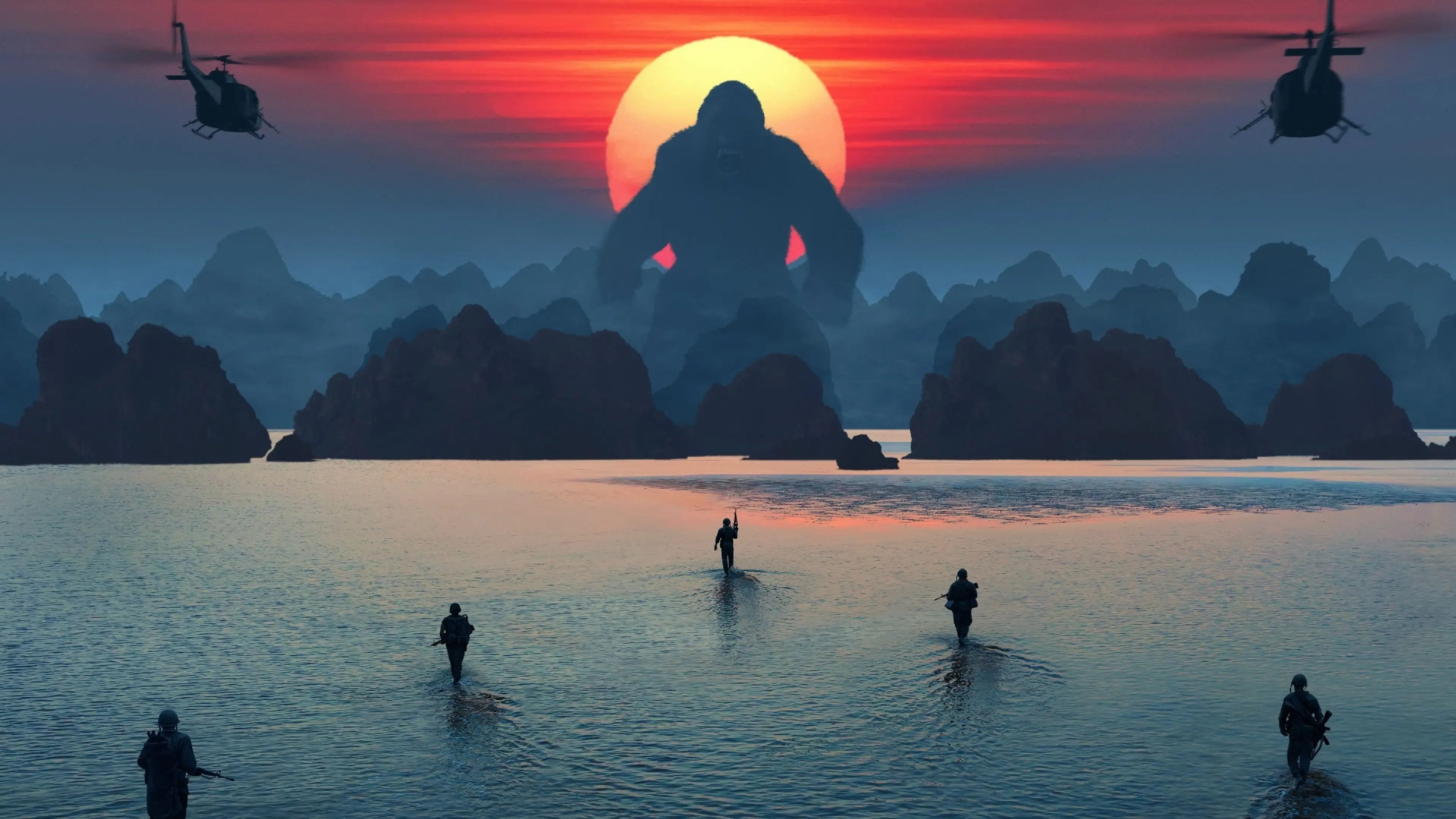 Kong: Skull Island backdrop