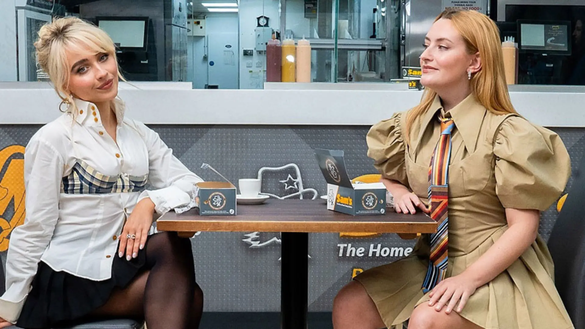 Chicken Shop Date backdrop