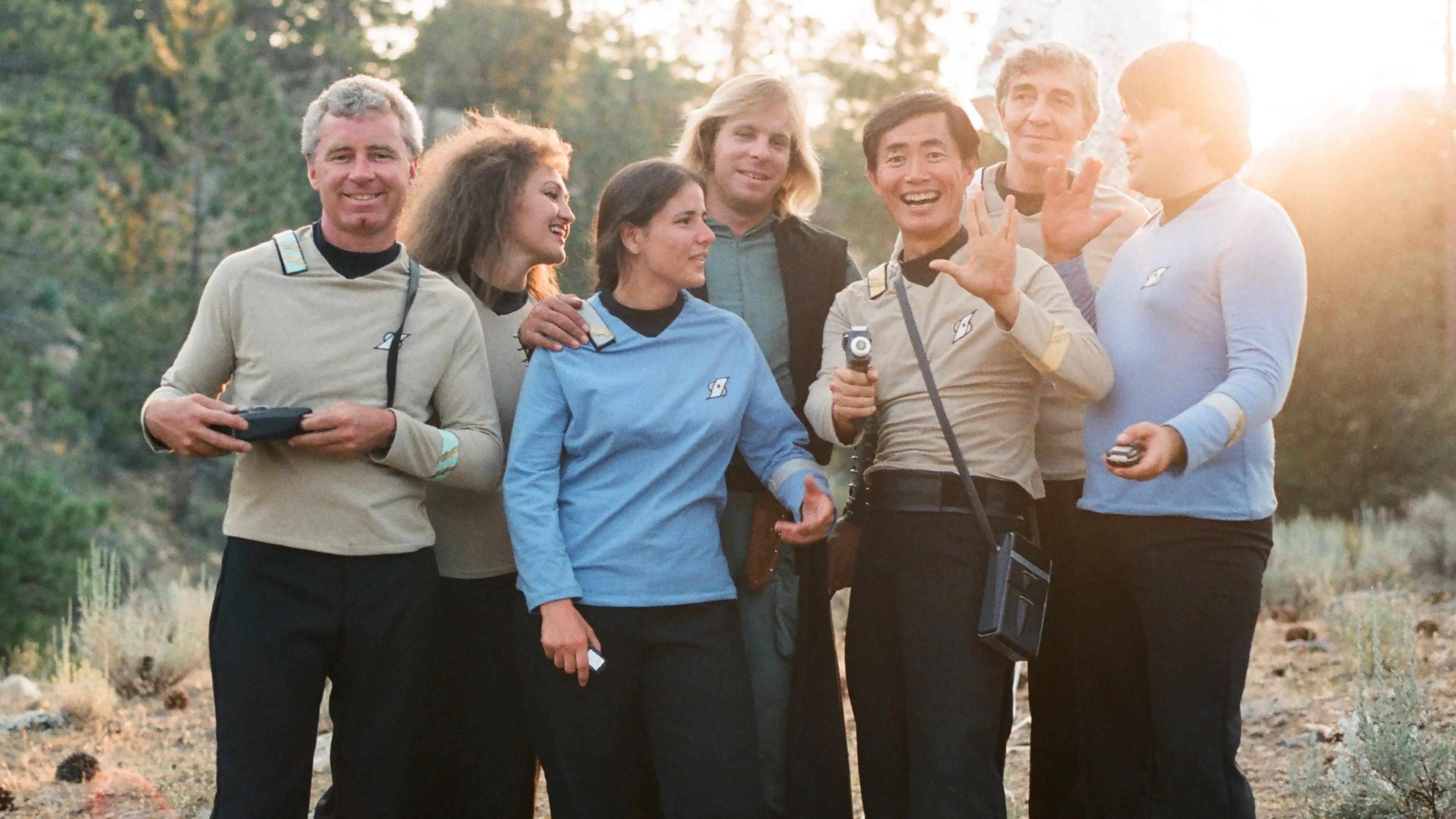 Beam Me Up, Sulu backdrop