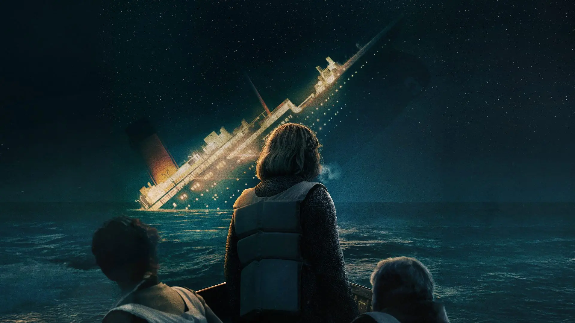 Titanic Sinks Tonight backdrop