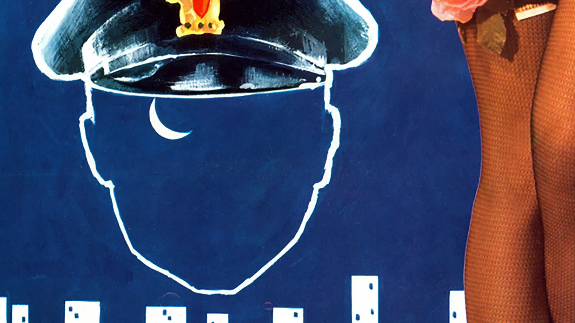 Night Police Station backdrop