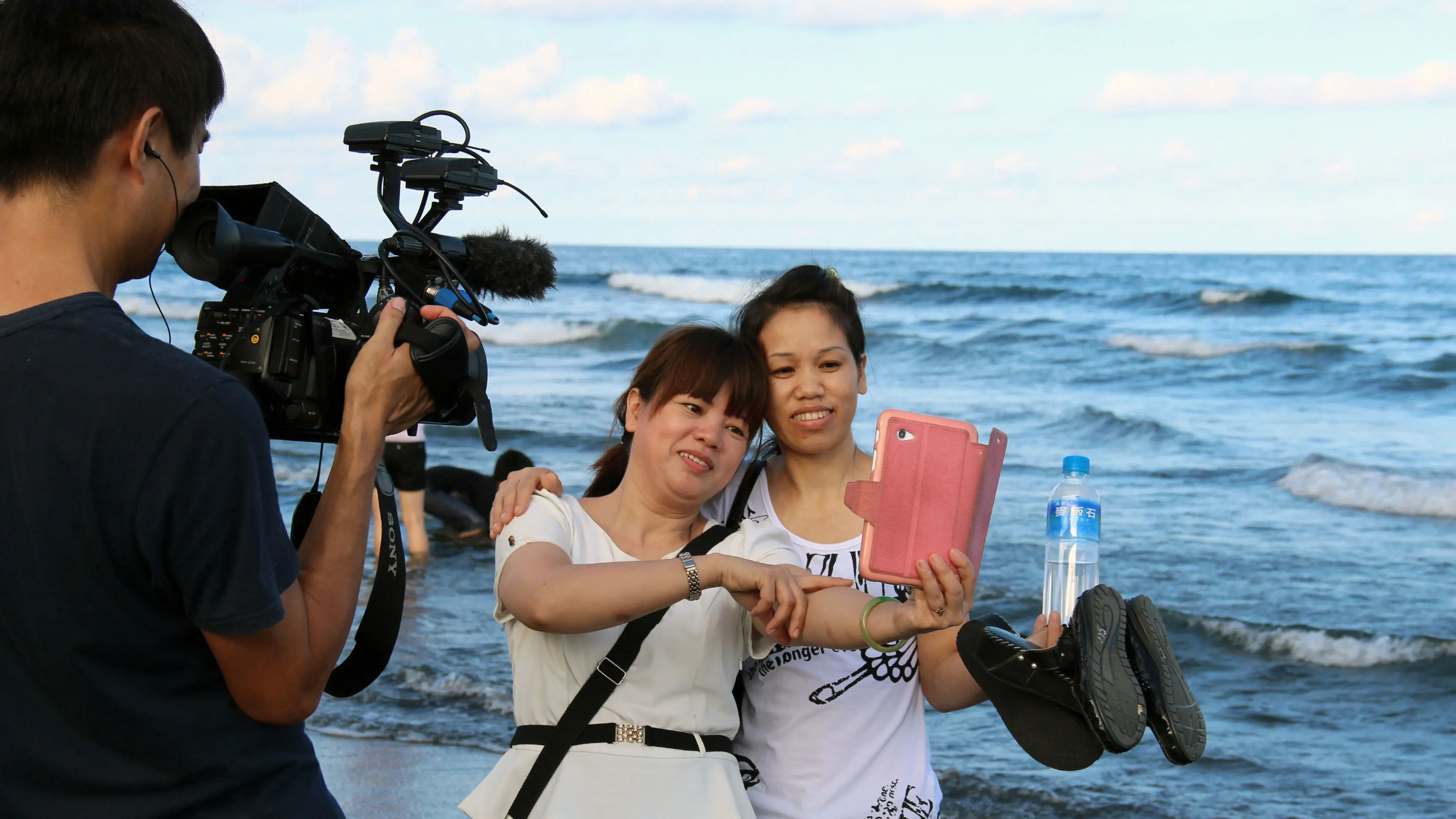 The Lucky Woman backdrop