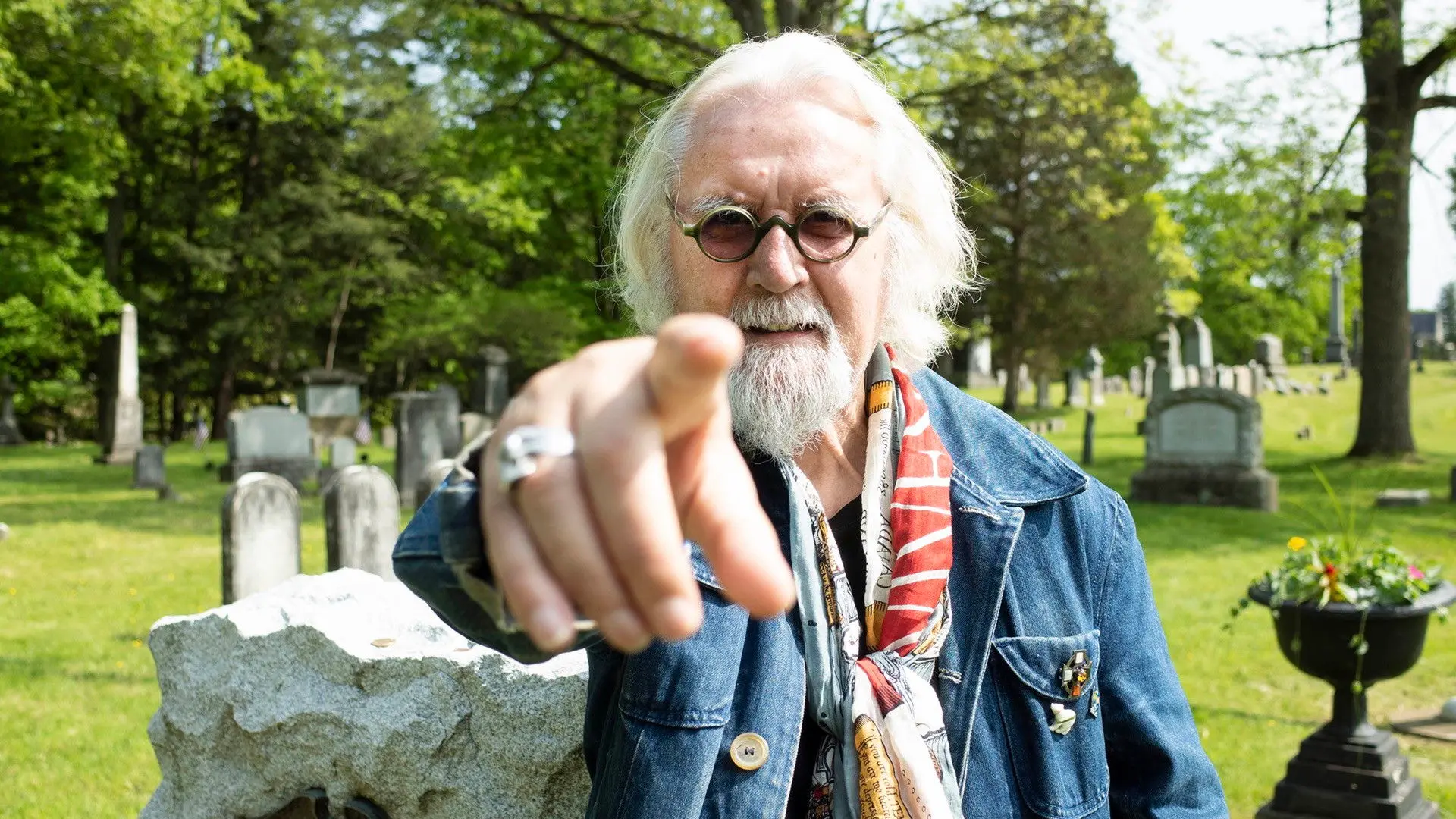 Billy Connolly's Great American Trail backdrop