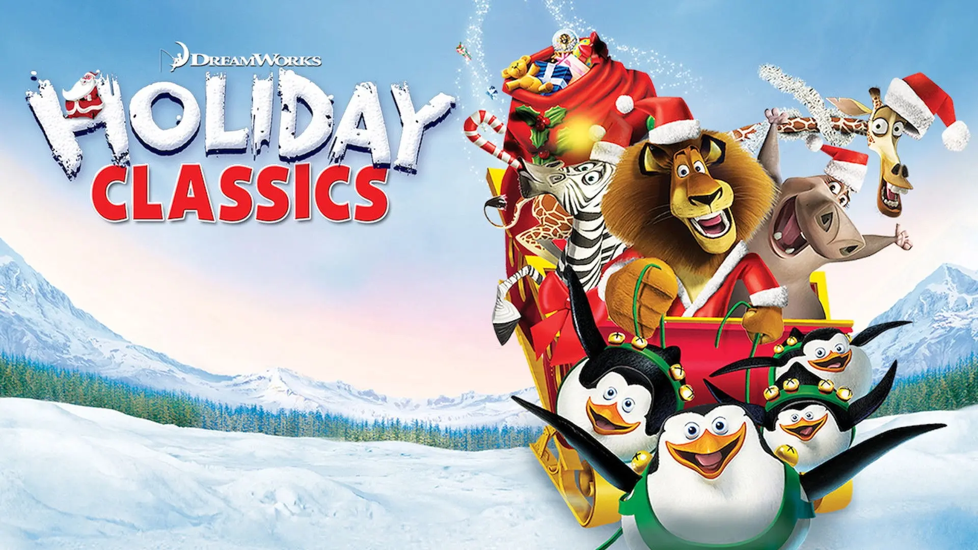 Dreamworks 5 Holiday Classics Collection backdrop