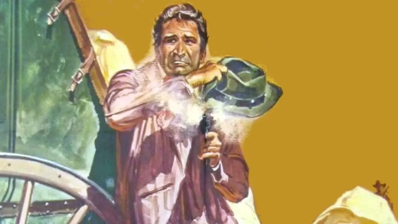 Left Handed Johnny West backdrop