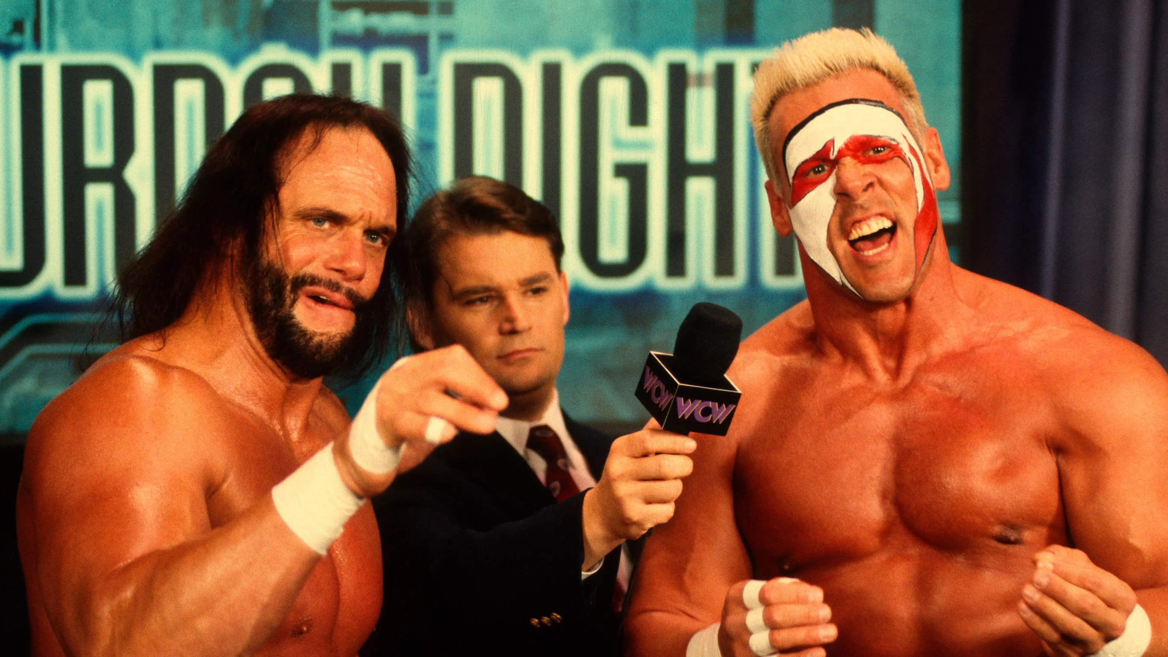 WCW Saturday Night backdrop