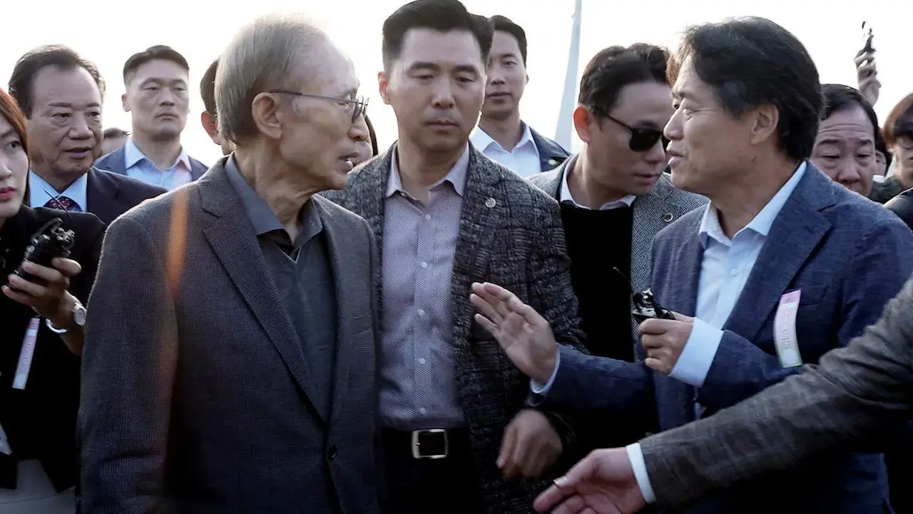 White Elephant in the River backdrop