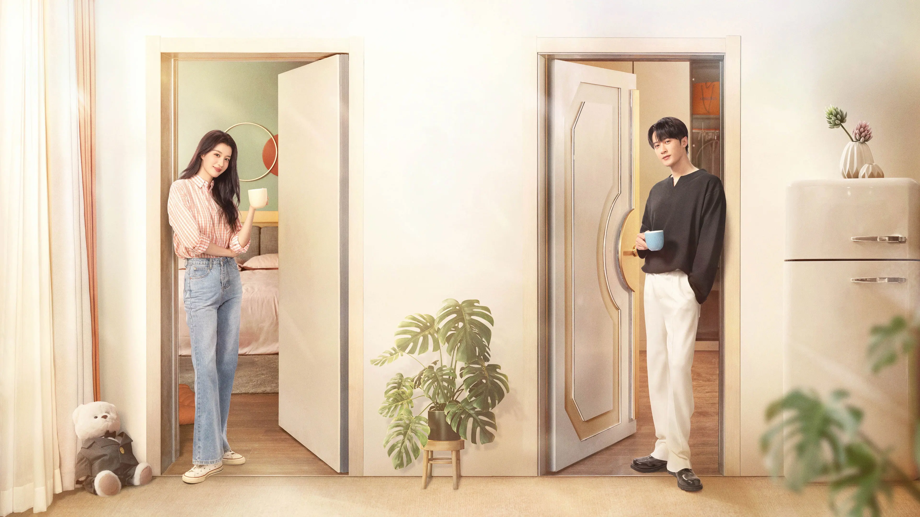 Love Has Fireworks backdrop