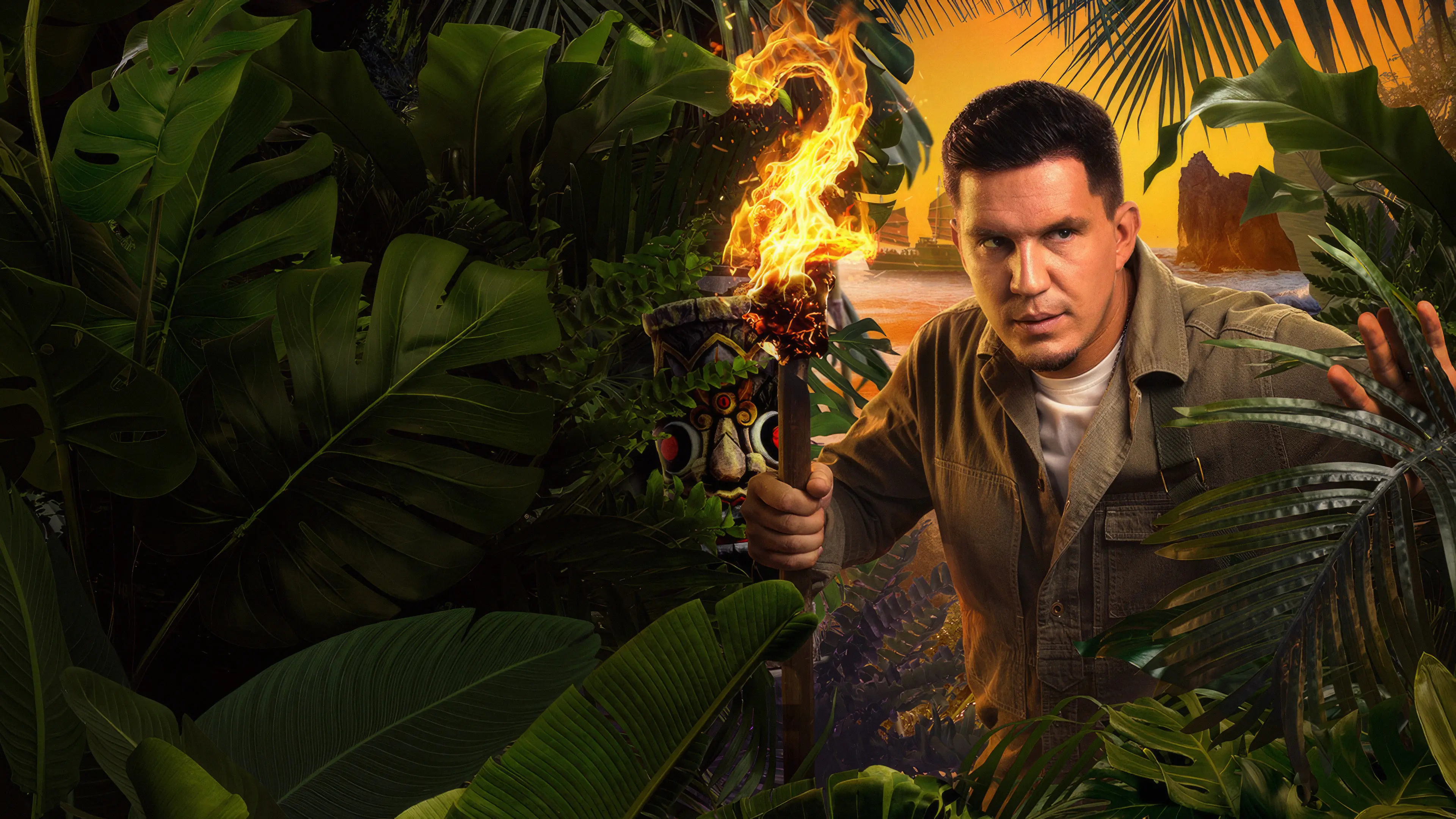 Ostrov sokrovishch. Znaki sudby backdrop