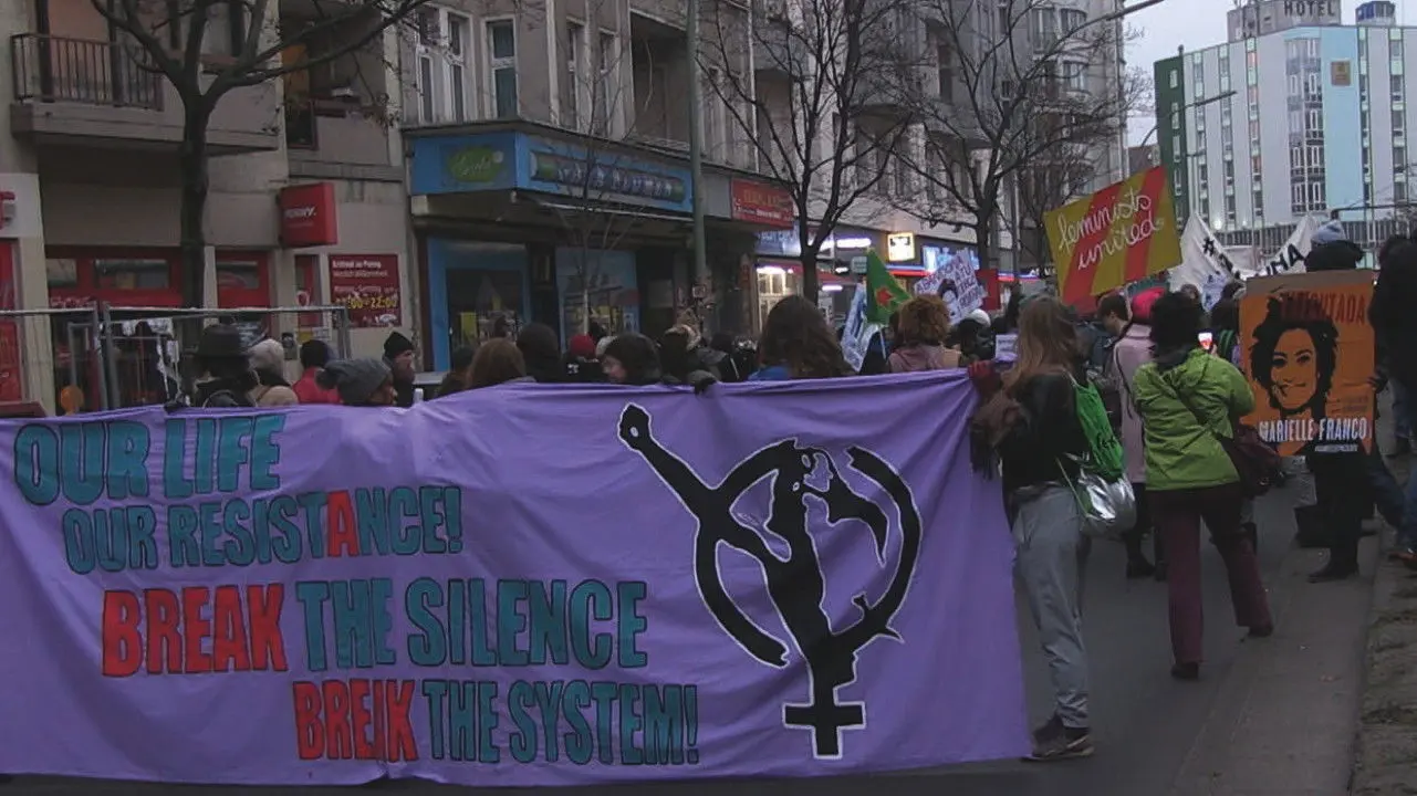 Frauen bildet Banden backdrop