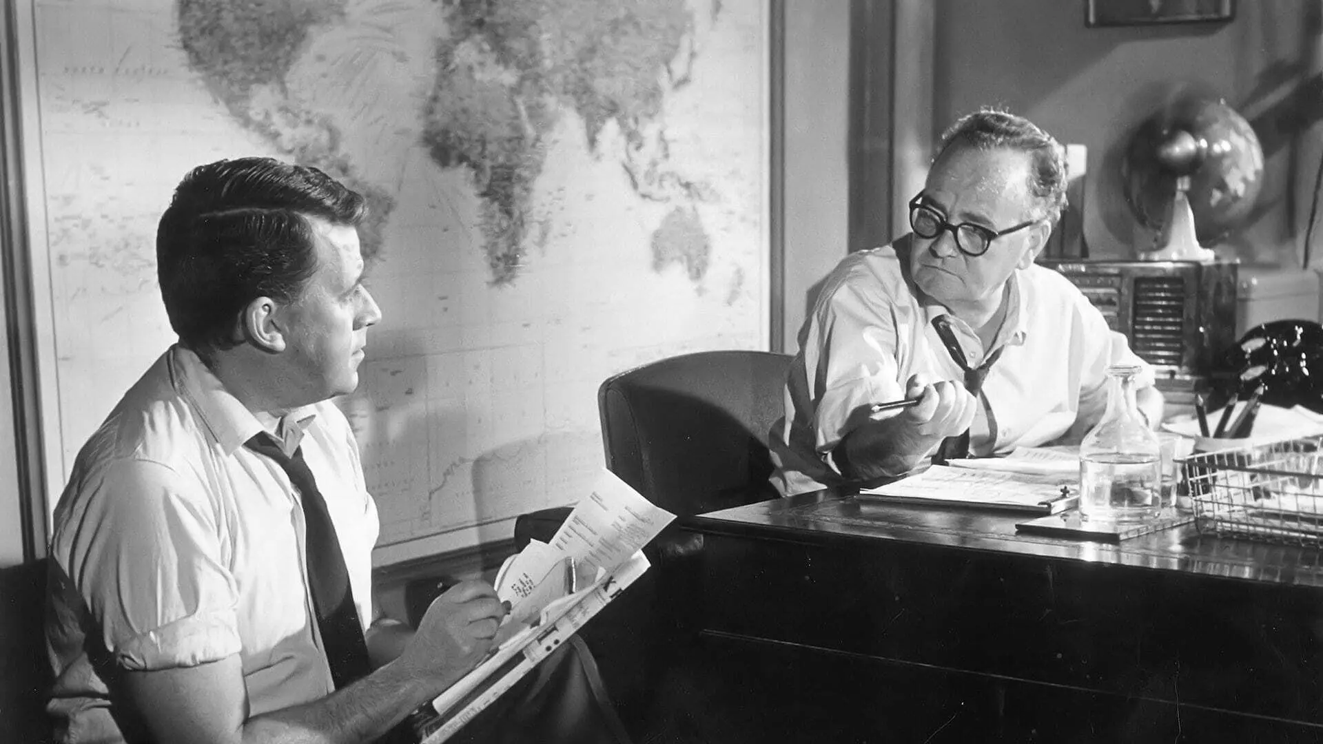 The Day the Earth Caught Fire backdrop