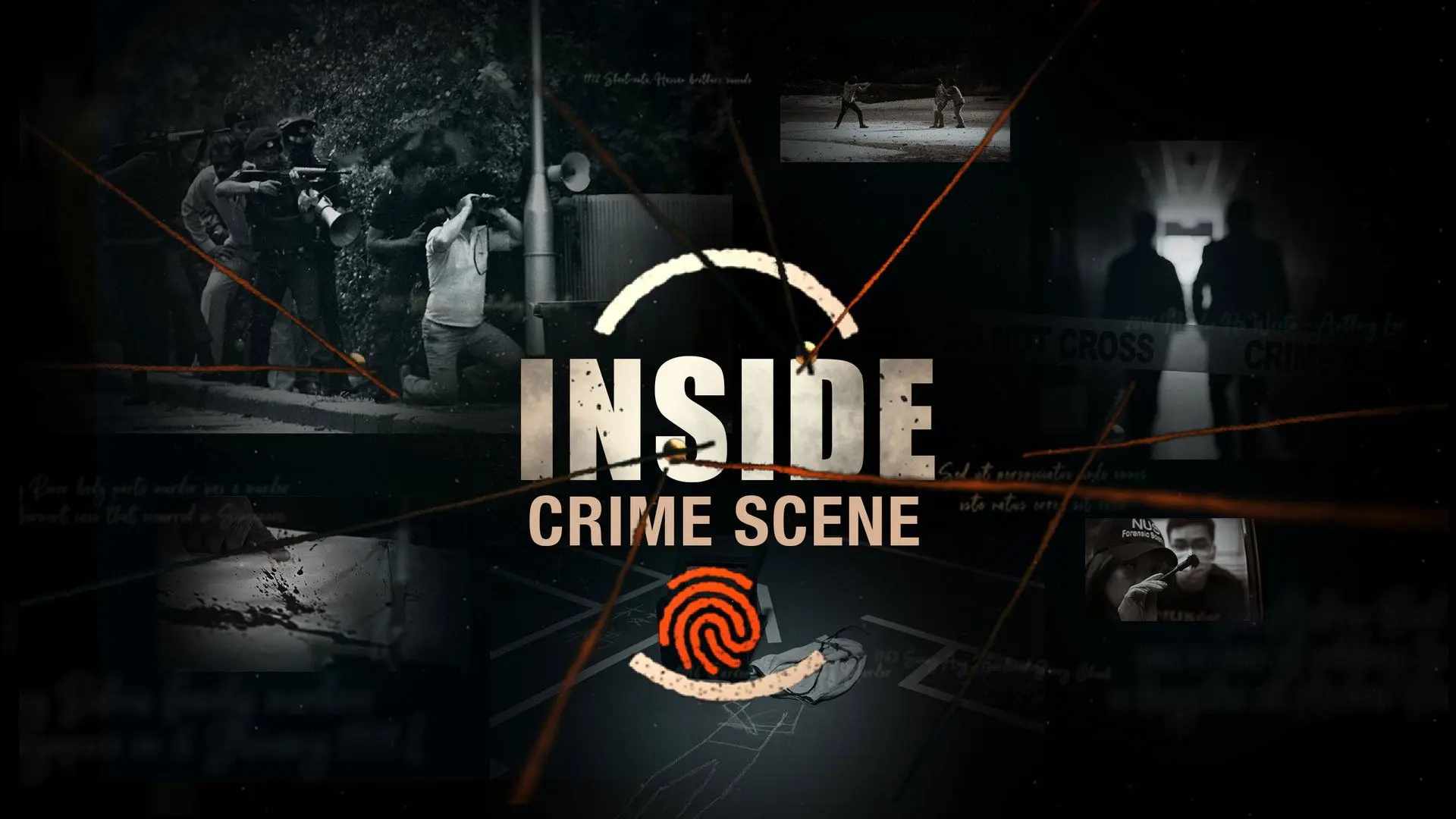 Inside Crime Scene backdrop