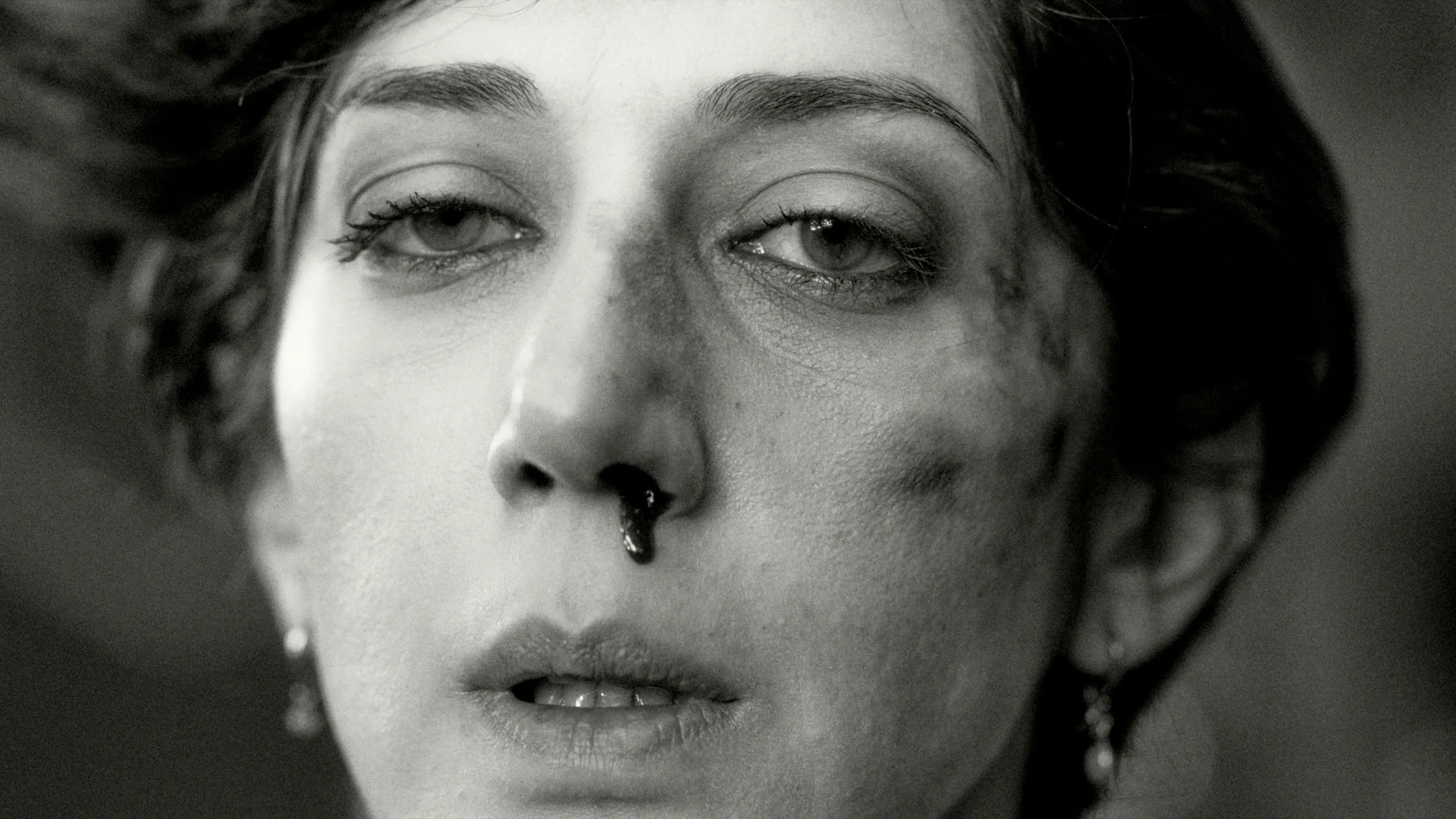 Two People Exchanging Saliva backdrop